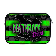 Deathrock Diva Apple Macbook Pro 17  Zipper Case by ArtistRoseanneJones