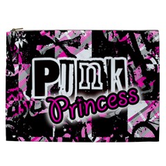 Punk Princess Cosmetic Bag (xxl) by ArtistRoseanneJones