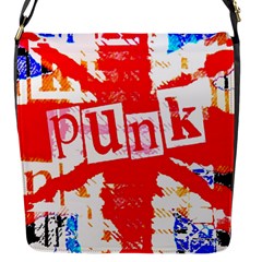 Punk Union Jack Flap Closure Messenger Bag (S)