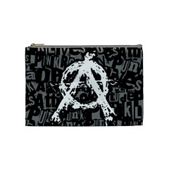 Anarchy Cosmetic Bag (medium) by ArtistRoseanneJones