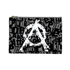 Anarchy Cosmetic Bag (large) by ArtistRoseanneJones