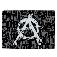 Anarchy Cosmetic Bag (xxl) by ArtistRoseanneJones