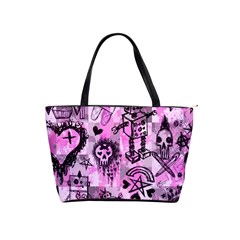 Pink Scene Kid Sketches Classic Shoulder Handbag by ArtistRoseanneJones