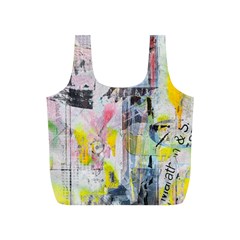 Graffiti Graphic Full Print Recycle Bag (s) by ArtistRoseanneJones