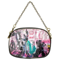 Graffiti Grunge Love Chain Purse (two Sides) by ArtistRoseanneJones