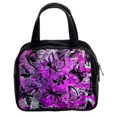 Butterfly Graffiti Classic Handbag (two Sides) by ArtistRoseanneJones