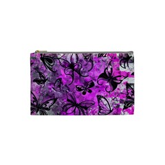 Butterfly Graffiti Cosmetic Bag (small) by ArtistRoseanneJones