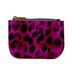 Pink Leopard Mini Coin Purse Front