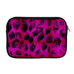 Pink Leopard Apple Macbook Pro 17  Zipper Case by ArtistRoseanneJones