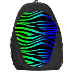 Rainbow Zebra Backpack Bag by ArtistRoseanneJones