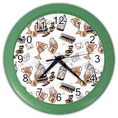 Hufflepuff Pattern Color Wall Clock by Sobalvarro