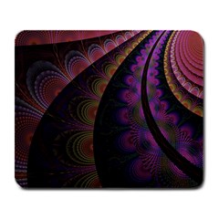 Fractal Colorful Pattern Spiral Large Mousepads