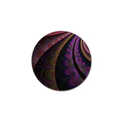 Fractal Colorful Pattern Spiral Golf Ball Marker (10 pack)