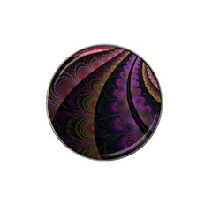 Fractal Colorful Pattern Spiral Hat Clip Ball Marker