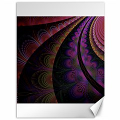 Fractal Colorful Pattern Spiral Canvas 36  x 48 