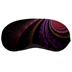 Fractal Colorful Pattern Spiral Sleeping Mask