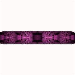 Fractal Magenta Pattern Geometry Small Bar Mats by Pakrebo