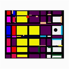 Design Pattern Colors Colorful Small Glasses Cloth (2 Sides)