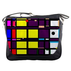Design Pattern Colors Colorful Messenger Bag by Pakrebo
