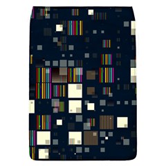 Blocks Pattern Rainbow Texture Removable Flap Cover (l) by Pakrebo