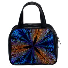 Abstract Background Kaleidoscope Classic Handbag (two Sides)