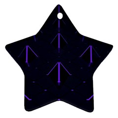 Futuristic Pyramids Perspective Ornament (star) by Pakrebo