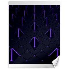 Futuristic Pyramids Perspective Canvas 18  X 24  by Pakrebo