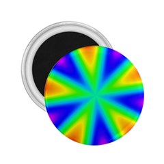 Rainbow Colour Bright Background 2.25  Magnets