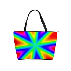 Rainbow Colour Bright Background Classic Shoulder Handbag