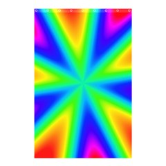 Rainbow Colour Bright Background Shower Curtain 48  x 72  (Small) 