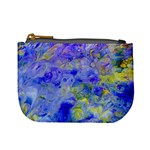 Abstract Blue Mini Coin Purse Front