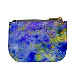 Abstract Blue Mini Coin Purse Back