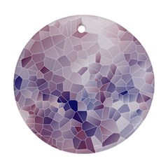 Americana Abstract Graphic Mosaic Ornament (round)