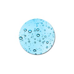 Drops Water Pane Rain Glass Golf Ball Marker (10 Pack) by Pakrebo