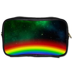 Galaxy Rainbow Universe Star Space Toiletries Bag (two Sides) by Pakrebo