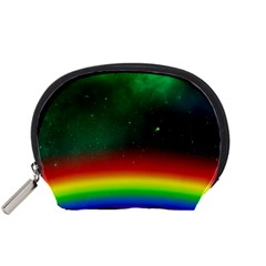 Galaxy Rainbow Universe Star Space Accessory Pouch (small) by Pakrebo