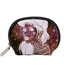 Galaxy Stars Giel Accessory Pouch (small) by snowwhitegirl