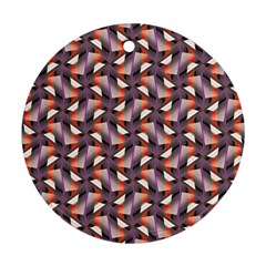 Pattern Abstract Fabric Wallpaper Ornament (round)