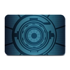 Technology Background Binary Plate Mats by Pakrebo