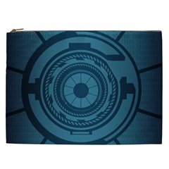 Technology Background Binary Cosmetic Bag (xxl) by Pakrebo