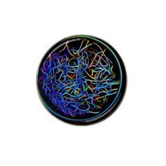 Neon Background Light Design Hat Clip Ball Marker by Pakrebo