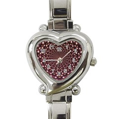 Background Sphere Balls Reflection Heart Italian Charm Watch by Pakrebo