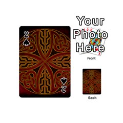 Celtic Spiritual Pattern Art Playing Cards 54 Designs (mini) by Pakrebo