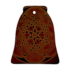 Celtic Spiritual Pattern Art Bell Ornament (two Sides) by Pakrebo