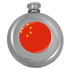 China Flag Round Hip Flask (5 Oz) by FlagGallery