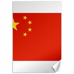 China Flag Canvas 12  X 18  by FlagGallery