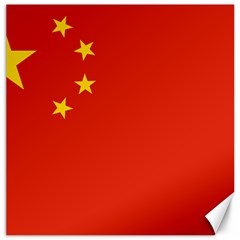 China Flag Canvas 20  X 20  by FlagGallery