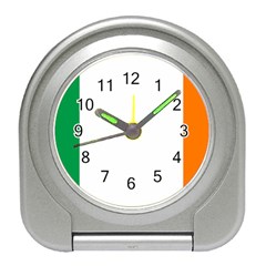 Ireland Flag Irish Flag Travel Alarm Clock by FlagGallery