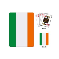 Flag Of Ireland Irish Flag Playing Cards Single Design (mini) by FlagGallery