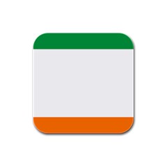 Flag Of Ireland Irish Flag Rubber Square Coaster (4 Pack)  by FlagGallery